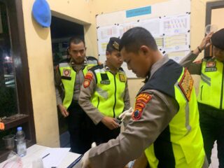 Wujudkan Personel Zero Narkoba, Polres Pekalongan Gelar Pemeriksaan Urine Mendadak Sabtu Malam